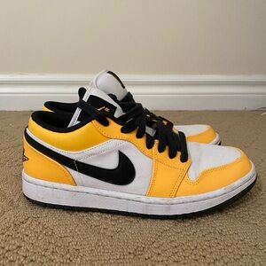 Women's Yellow and Black Sneakers